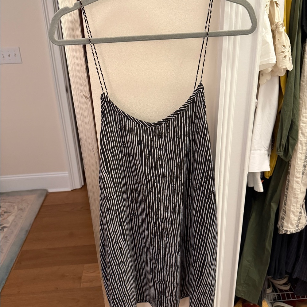 Urban Outfitters Black and White Striped Mini Dress